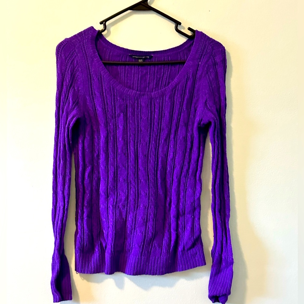 Purple American Eagle Sweater XS